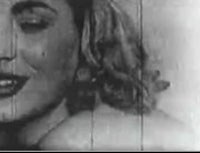 Marilyn Monroe in einem Schwarz-Weiss Porno