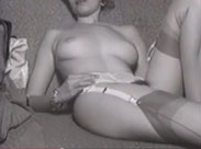 Junge Studentin beim Pornocasting 1959